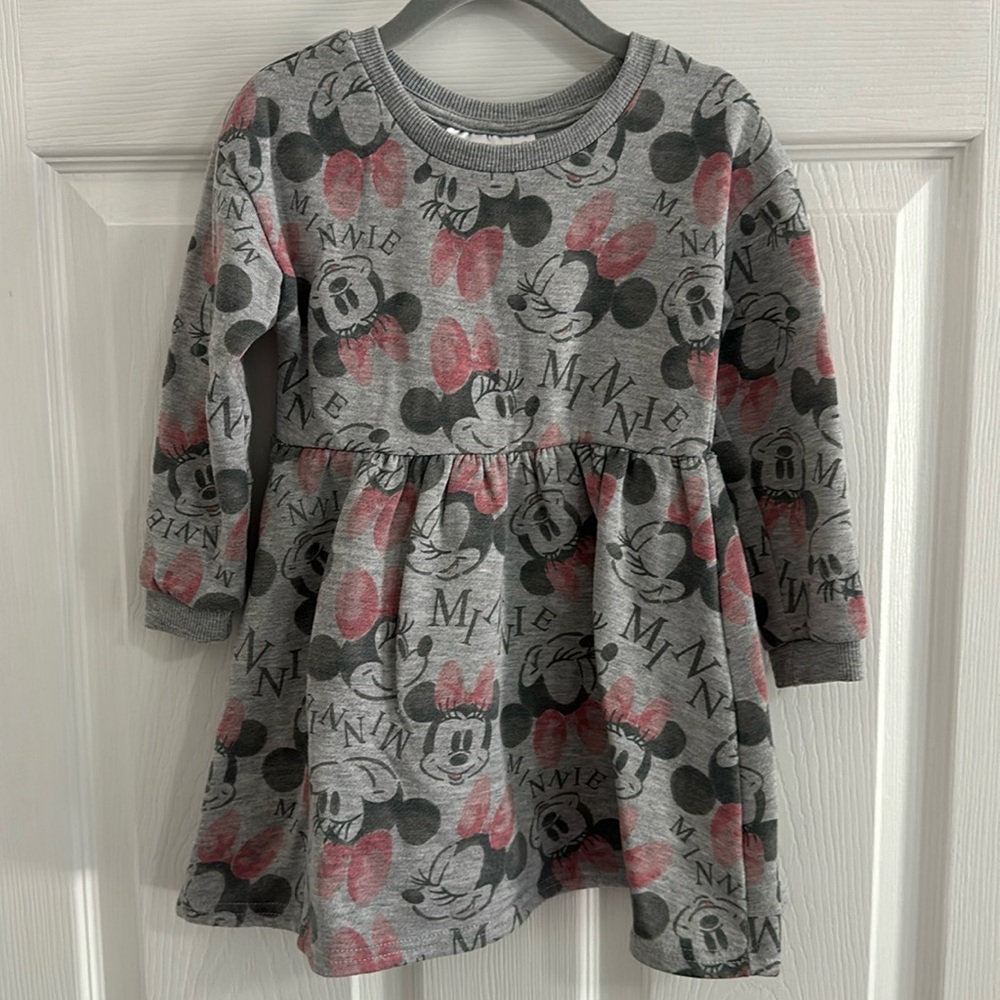 Girls Minnie Mouse sweater dress size 3t